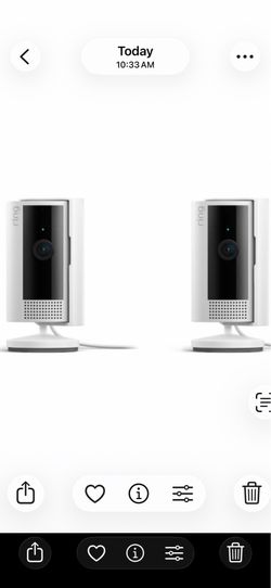 2 Ring Indoor Security Cameras