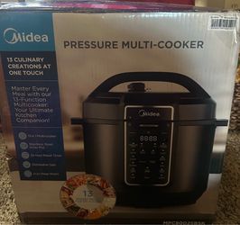 Midea 8-Quart 13-in-1 Pressure Cooker – New Open Box