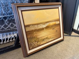 “Tranquil Seascape” Original Painting By Kennedy