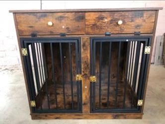 NEW,heavy duty Dog house furniture crate,kennel,cage. End Table Style. From medium to large￼ pets