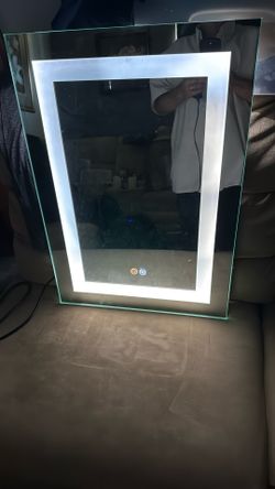 LED bathroom mirror, backlit mirror or illuminated mirror