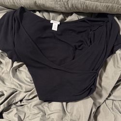 Black Crop Top