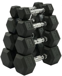 Dumbbell Set 100lb | Pairs of 5 lb, 10 lb, 15 lb, and 20 lb