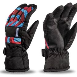 Waterproof and warm ski gloves