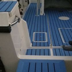 Floors For Boat Decks With 3M Glue 🛟🛟🛟 Pisos Con Pegamento 3M 