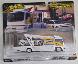 2026 Hot Wheels Premium - '24 Honda Civic Type R - Legend Tour.. Team Transport