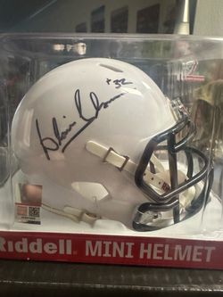 Blair Thomas Signed Penn State Riddell Speed Mini Helmet JSA
