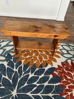 Wooden bench