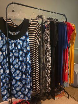 Lot of 95 plus size dresses