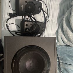 Logitech Stereo Sound System With Bass, Sistema De Sonido Con Bajo