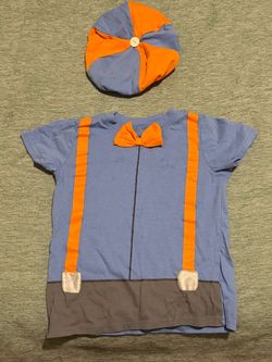 Blippi Boys T- Shirt and Hat Set for Toddler 4T