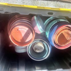 Huge tub of pottery pots