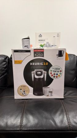 Keurig 2.0 K250 Coffee Maker, with filter set and universal My K-cup