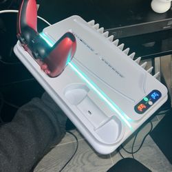 I sell a remote control and my multifunctional cooling and charging station for PlayStation 5 consoles.