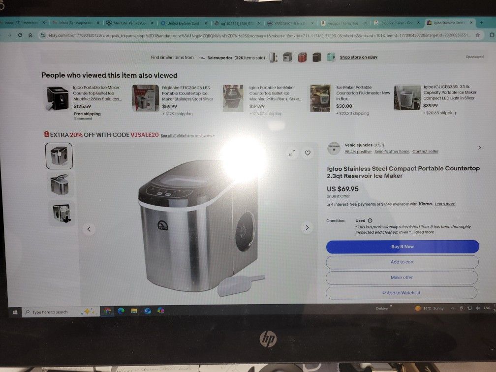 IGLOO Ice Maker