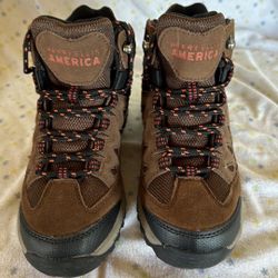 Boys Perry Ellis Hiking Boots Sz 1