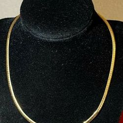 Vtg Gold Tone Choker cubic zirconia

