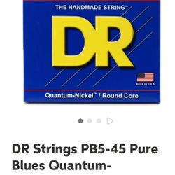 New (5) String Bass Guitar Round Core