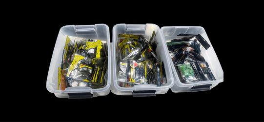 Rubber fishing lures ($2 a pack or 3 for $5)