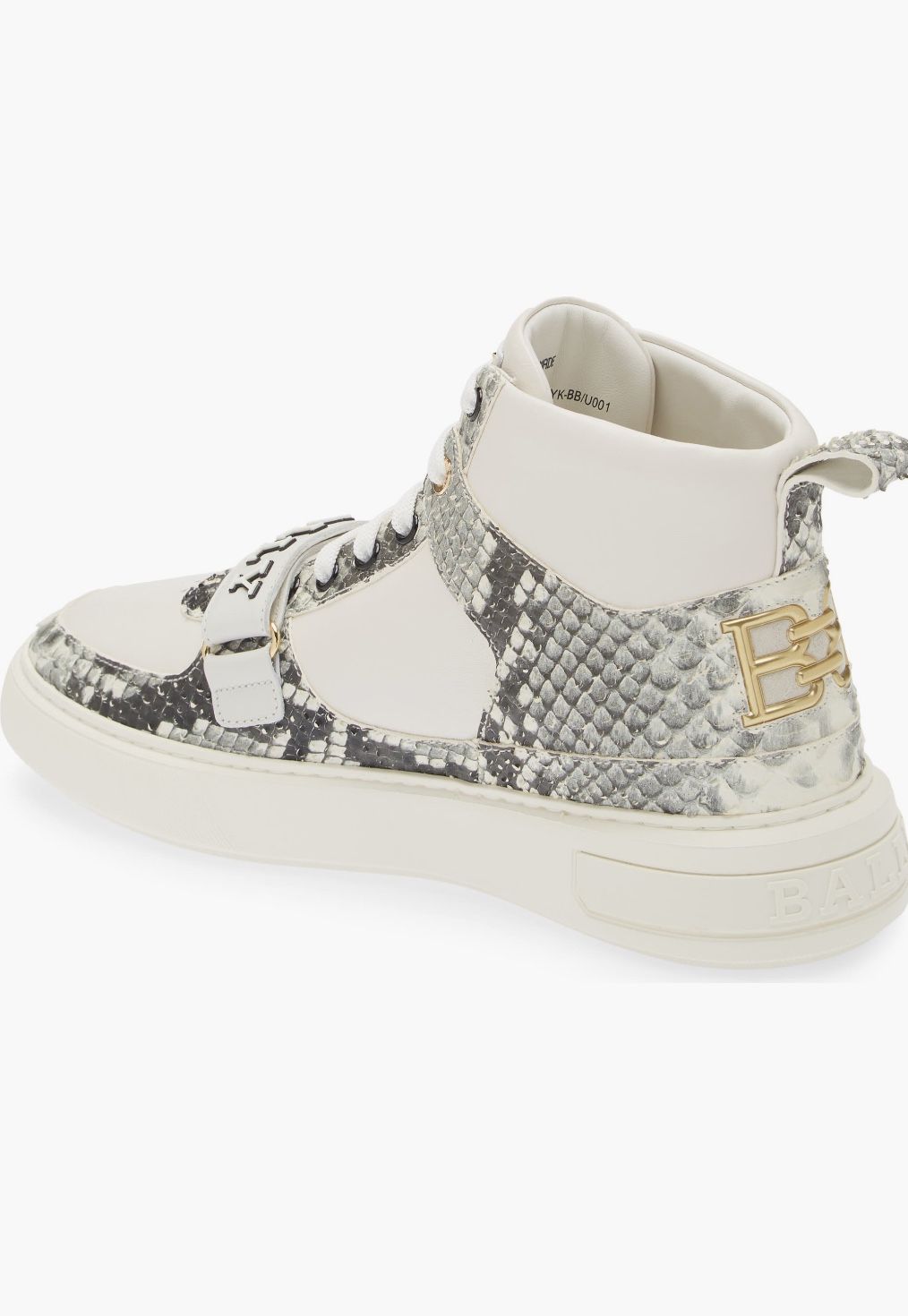 Bally Hightop Snakeskin Sneaker