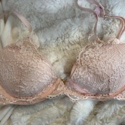 Pink Lace Brallete 