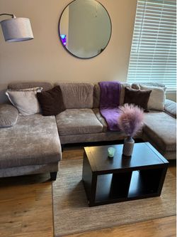 Large Gray Sectional