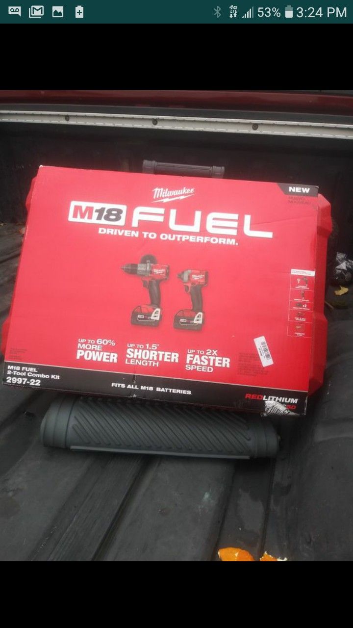 MILWAUKEE 2997-22 M18 FUEL BRUSHLESS 2 TOOL COMBO KIT NEW NUEVO 3RD GENERATION👌🔥👌🔥