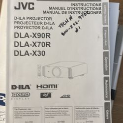 Brand new 102” project screen and projector DLA-X70RBU. 8,000$ worth