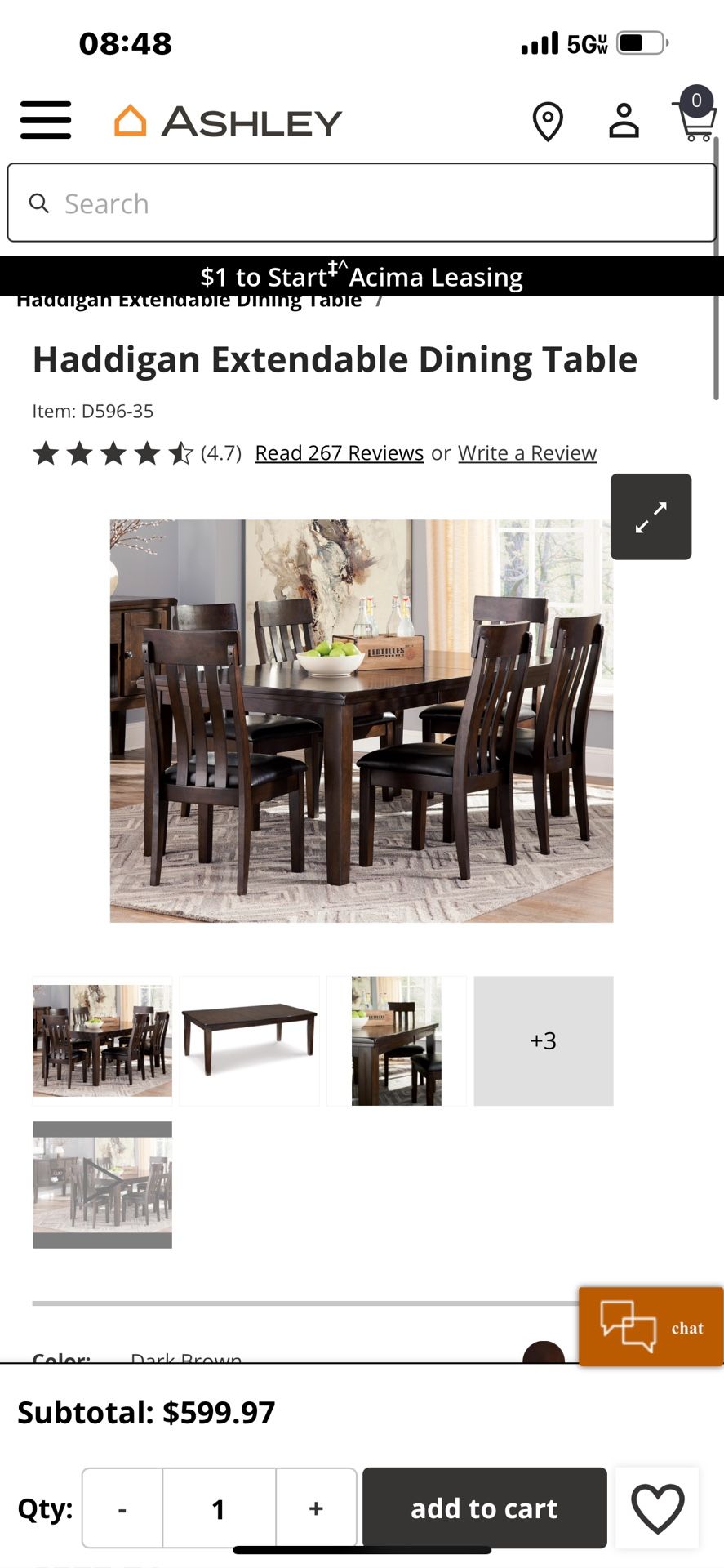 Extendable Dining Table