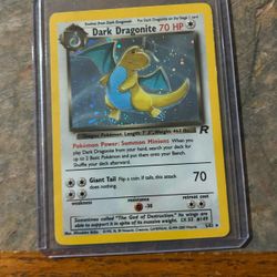 Dark Dragonite Pokemon Card