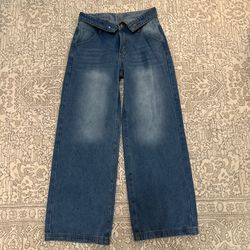 Wide-leg Jeans