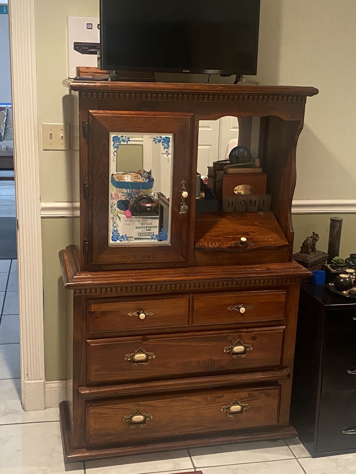 Mid-century Antique Armoire