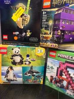 LEGO BUNDLE OF (4) 76446, 21277, 31165, 75438 (New in Box)