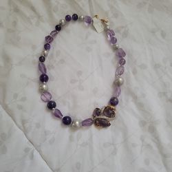 Alexis Bitter Authentic Purple/Amethyst Necklace