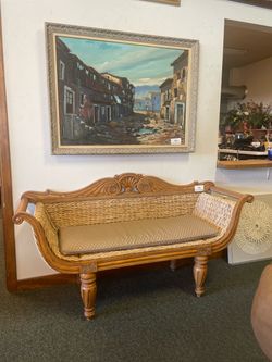 Dutch Colonial Style Settee