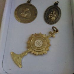 Genuine 925 Sterling Silver Christian Pendants And Charms