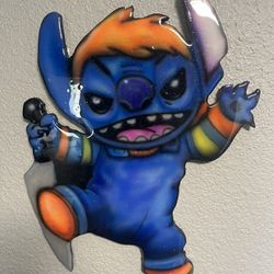 Stitch Chucky Mashup Art Piece 