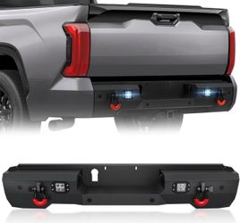 Rear Bumper for 2022-2024 Toyota Tundra With LED Lights | Yzona  SKU:  XBCB-0087
