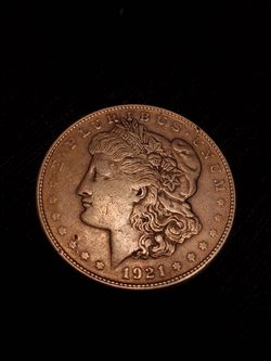 1921 Silver Morgan Dollar Coin
