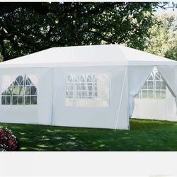 Outdoor Gazebo Canopy 10’ x 20’ Party Wedding Event Tent With 6 Side Walls