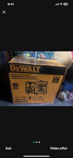 Dewalt 6500 Watt Gas Generator (Brand New)