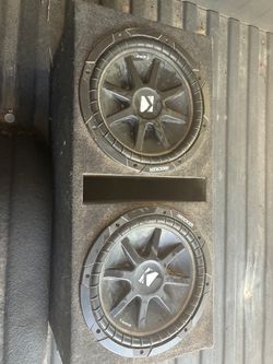 2 12 inch kicker subwoofers