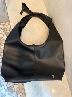 Victoria’s Secret Black Slouchy Shoulder Tote Bag NWT