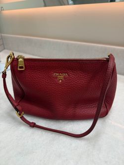 Prada Red Leather shoulder bag