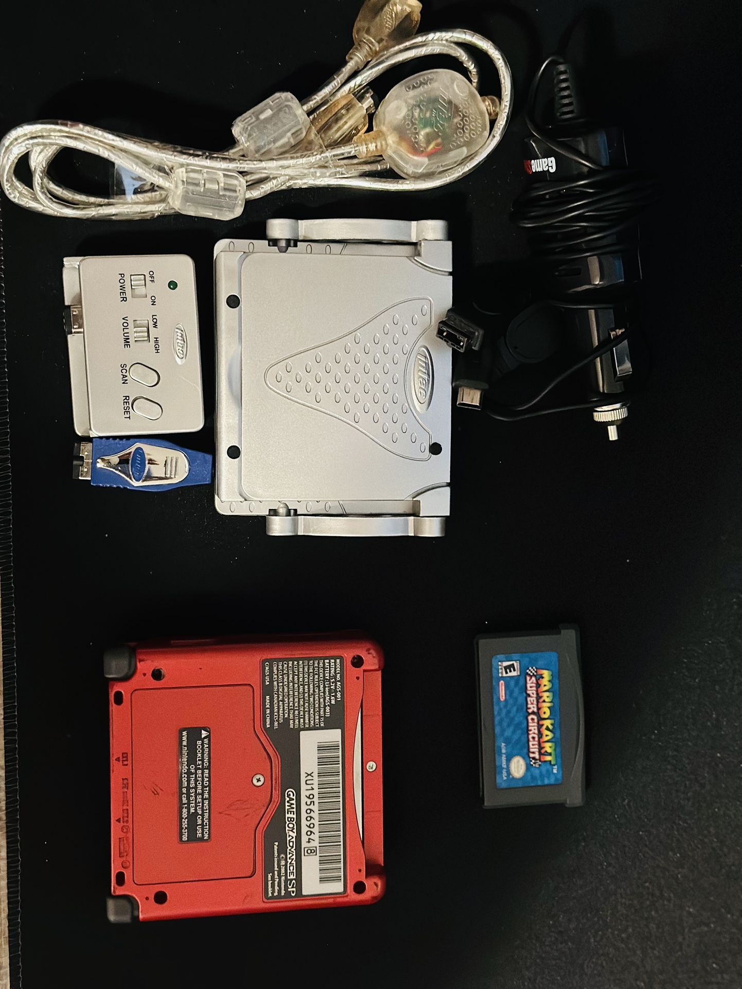 Gameboy Advance Sp Flame Red With Tons Of Extras