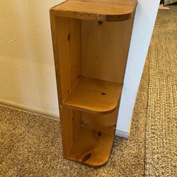 Solid Wood Corner Shelf 