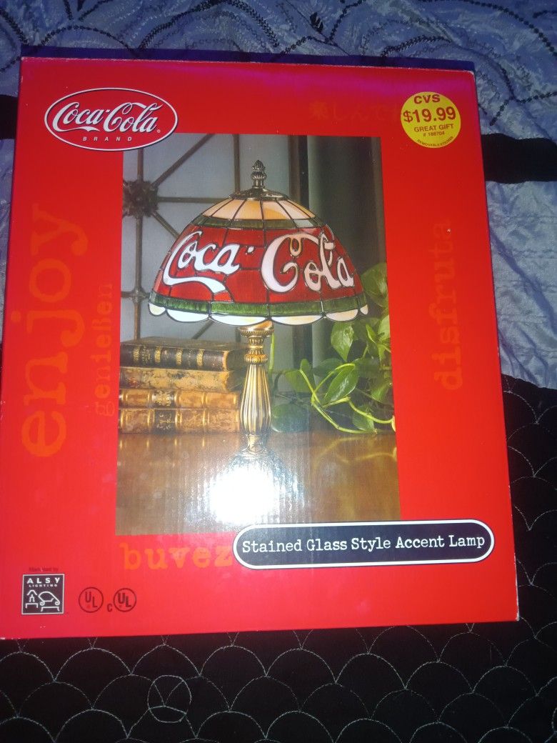 Vintage Coca Cola Lamp