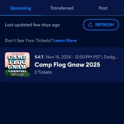 CAMP FLOG GNAW CARNIVAL 2 DAY PASS
