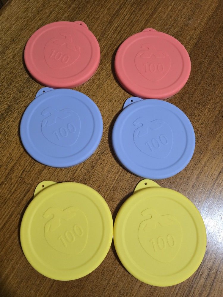 60 mm Silicone Lids For Weck Jars $7 NEW. Pick-up In Aurora.
