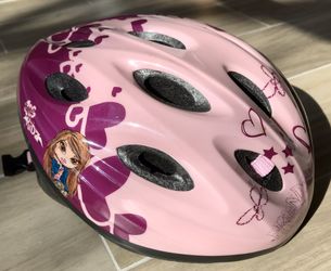 Purple Kids Bicycle Helmet. By Bratz. Child size 51-54cm.
